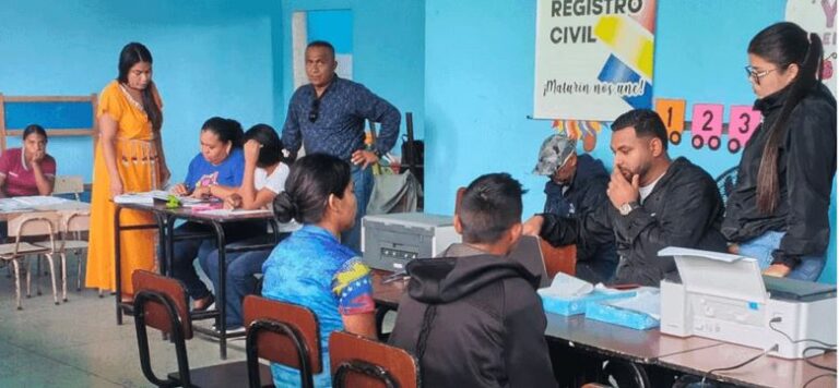 Registro civil de Maturín atendió a la comunidad de San José de Buja