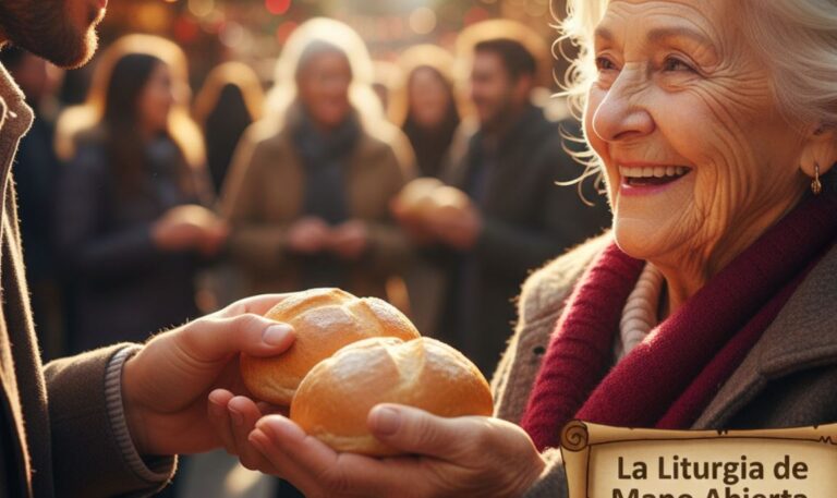La liturgia de la mano abierta